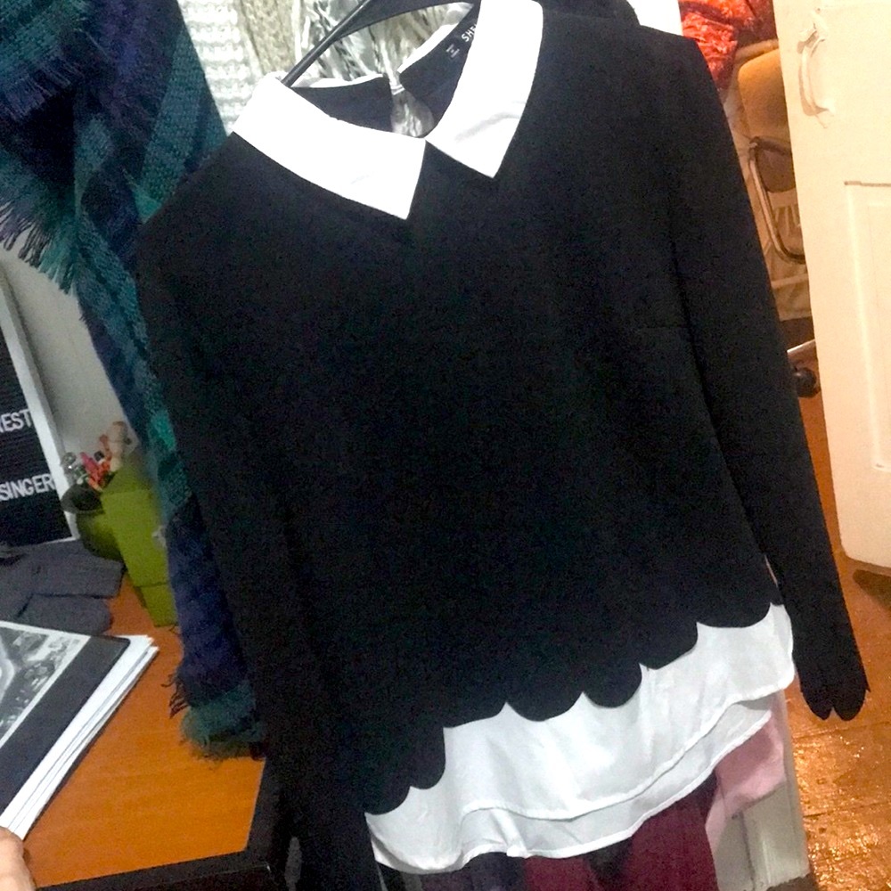 two shirts in one! easy work shirt!